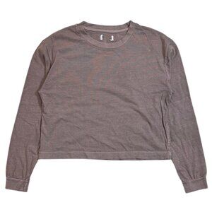 Rowan Women's Reagan Long Sleeve Oversized Boyfriend Heavyweight Top Tee T-Shirt